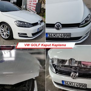 Kaput Kaplama, VW Golf kaput kaplama, Kaput filmi, Kaput Koruma